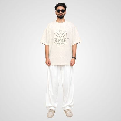 Drop Shoulder T-Shirt features an oversized