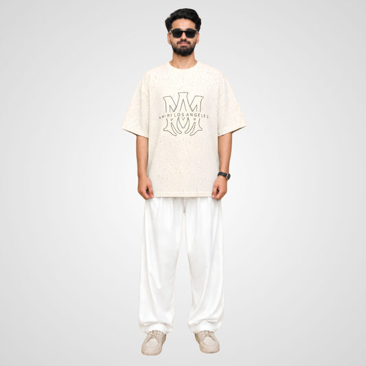 Drop Shoulder T-Shirt features an oversized