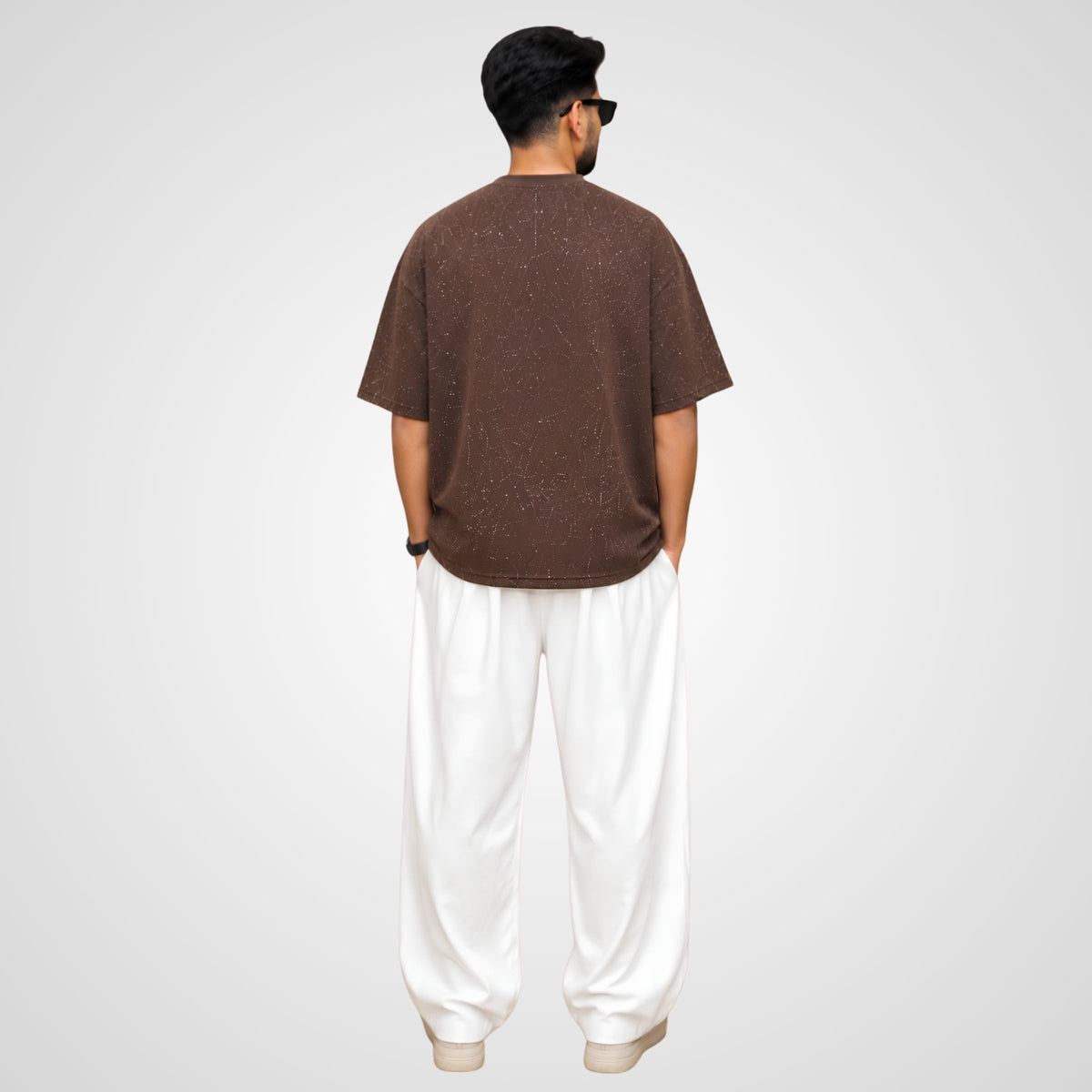 Drop Shoulder T-Shirt features an oversized