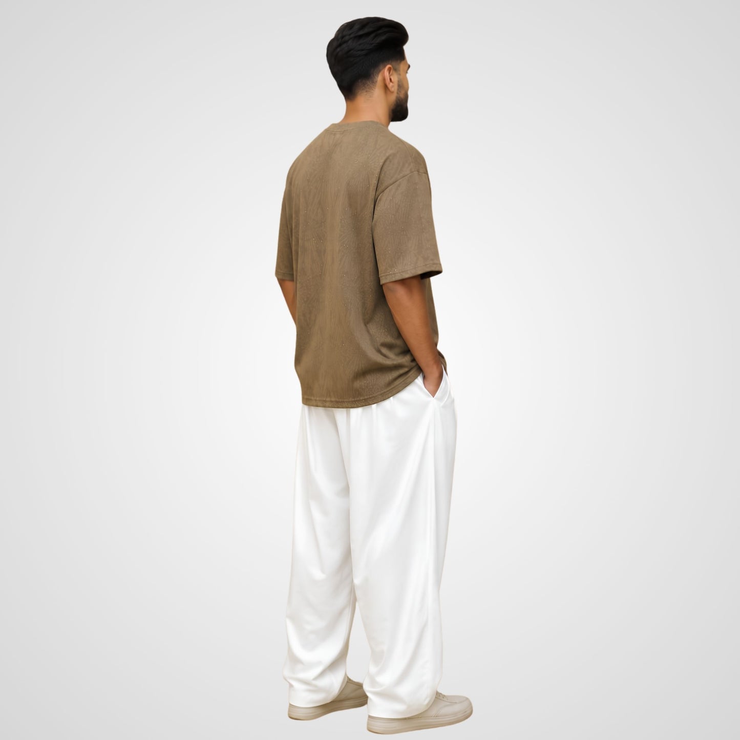 Drop Shoulder T-Shirt features an oversized