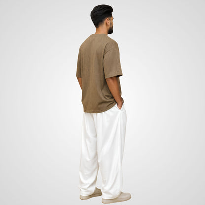 Drop Shoulder T-Shirt features an oversized