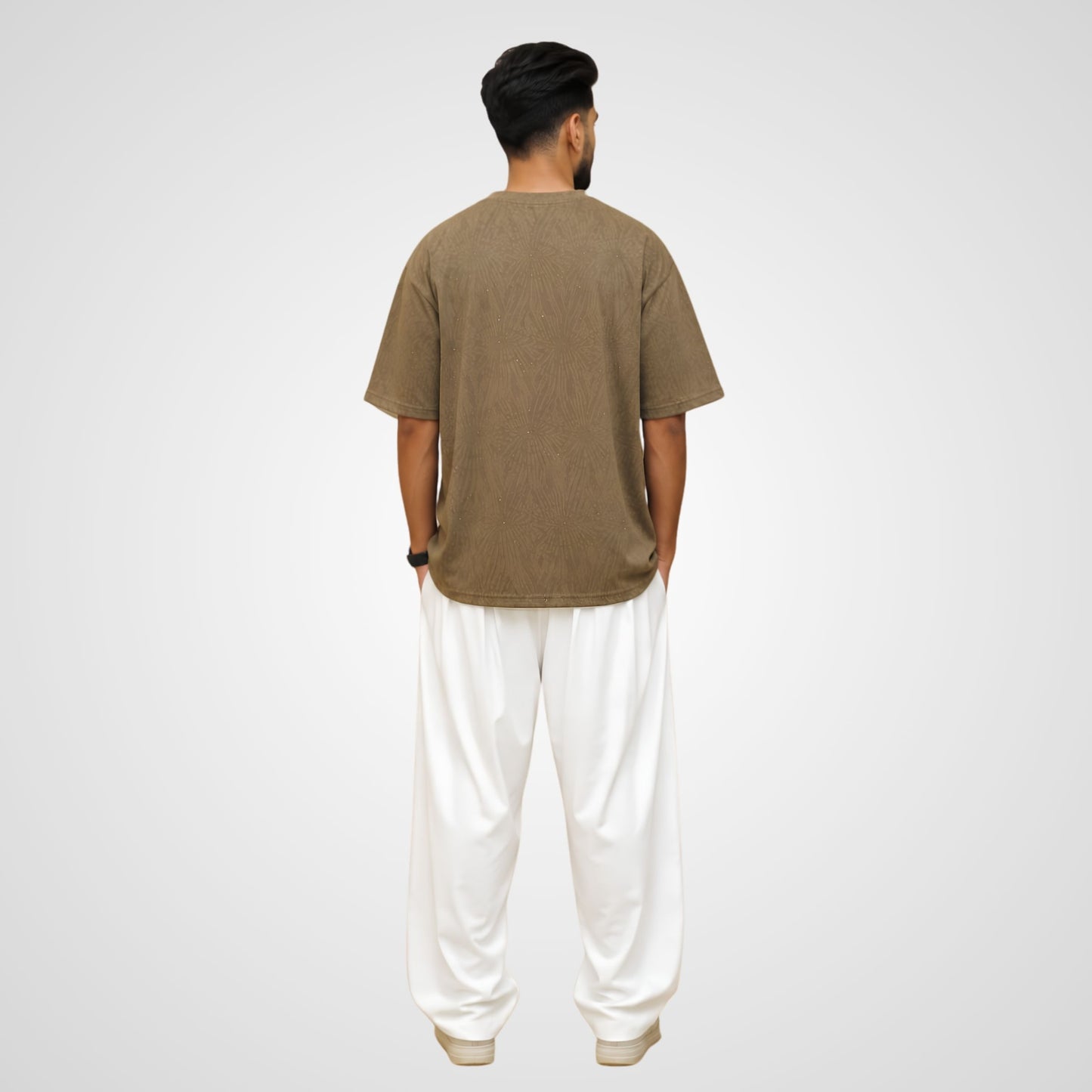 Drop Shoulder T-Shirt features an oversized