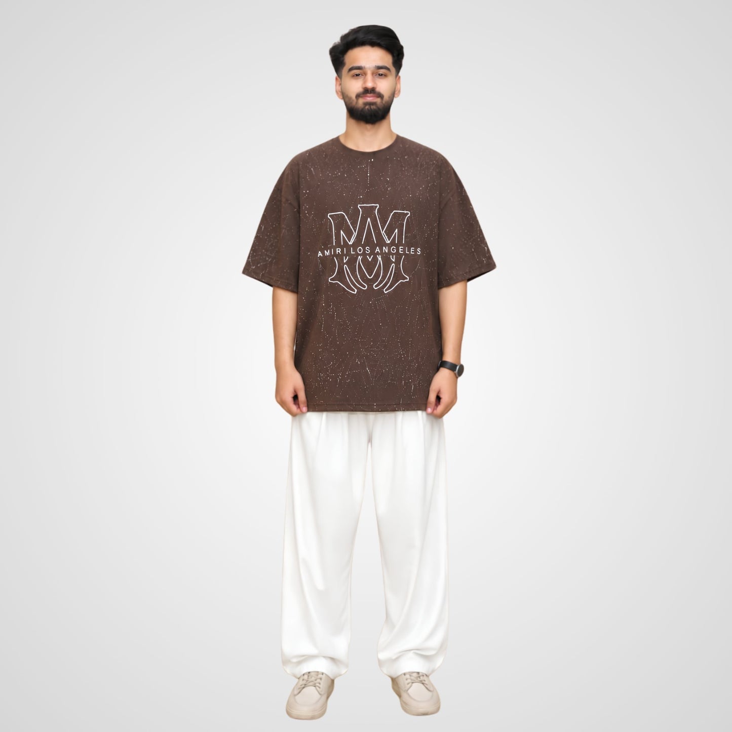 Drop Shoulder T-Shirt features an oversized