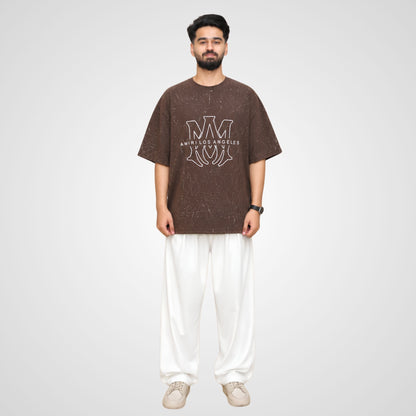 Drop Shoulder T-Shirt features an oversized