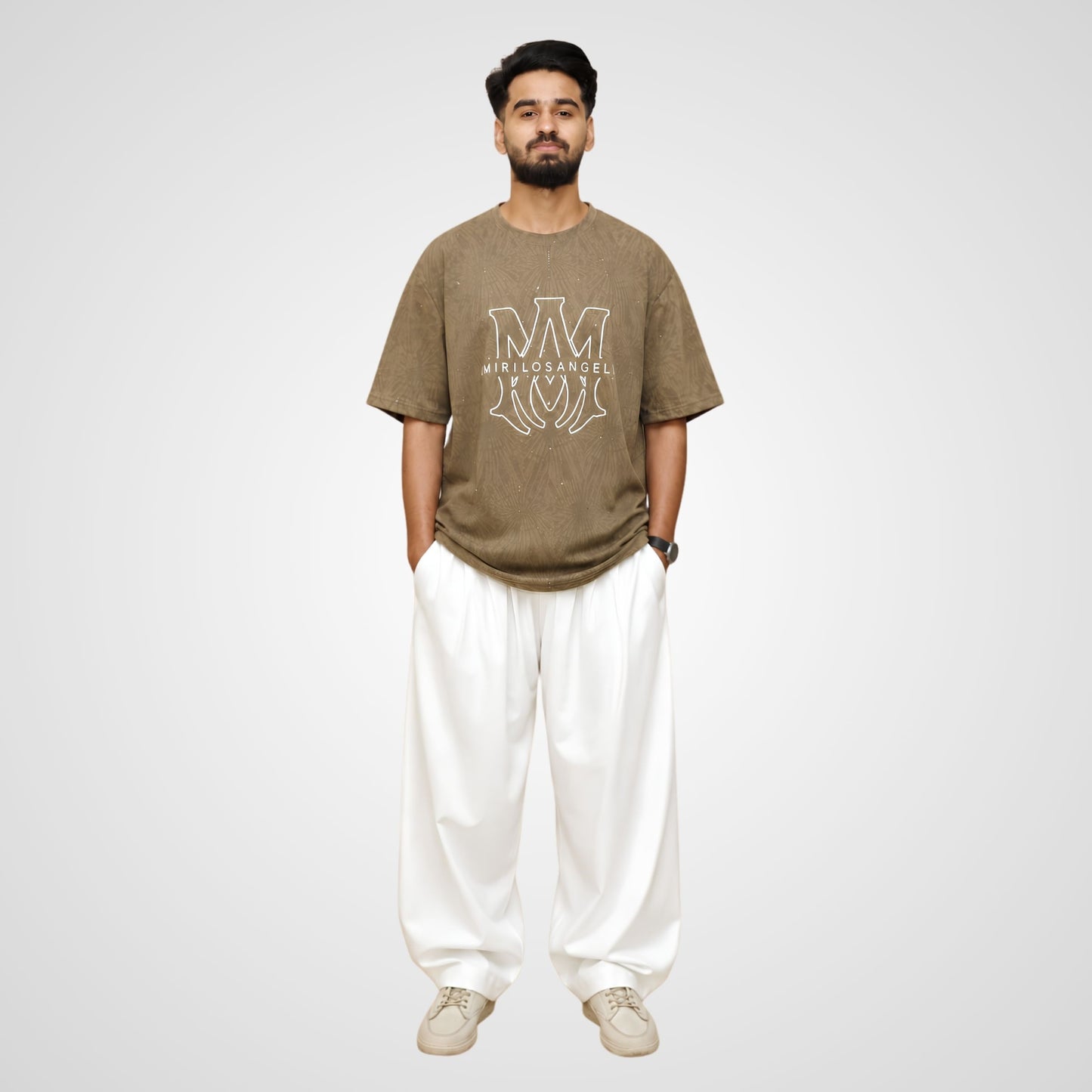 Drop Shoulder T-Shirt features an oversized